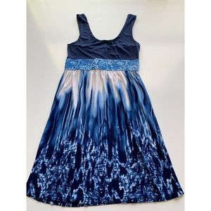 C Graffitti Womens Dress Tie Dye  M